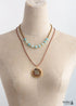 Boho Necklace, Choker Necklace, Amazonite, Natural Stone Beads